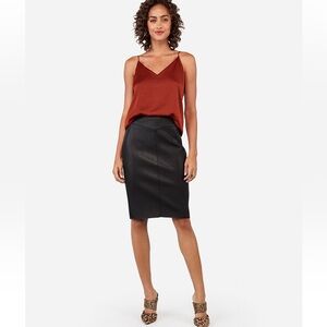 NWT Express faux leather pencil skirt size 4